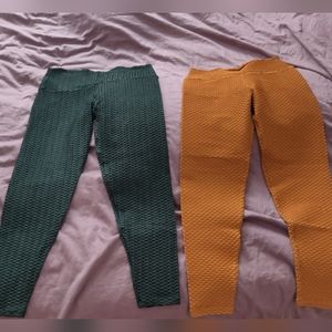 Curvy Ivy lbl and curvy honey croco Booty by Brabants leggings